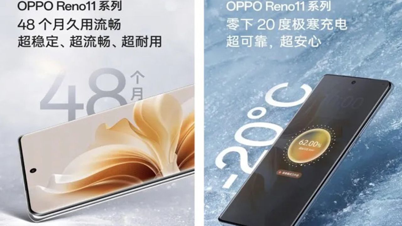 Oppo Reno 11, ultra dayanıklı batarya ile geliyor