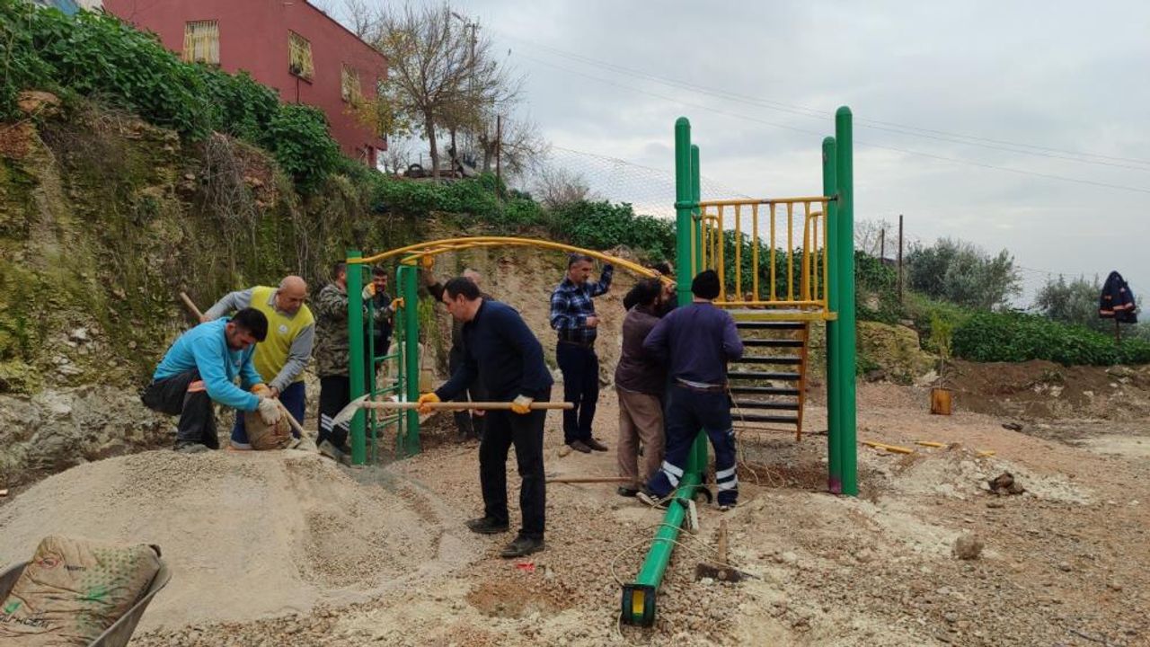 Kozan Belediyesi çocukların park isteğini gerçekleştirdi
