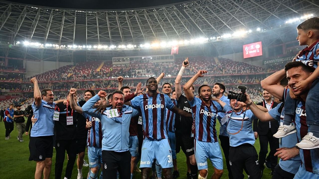 Trabzonspor Ziraat Türkiye Kupası’nı 10. kez kazandı!