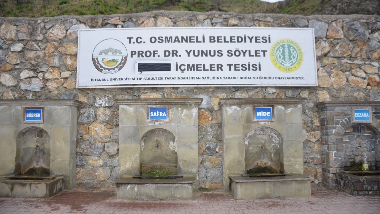 1400 yıldır akıyor! Şifa bulduğunu söyleyenler sürekli geliyor: Her çeşmeden farklı tatta su çıkıyor