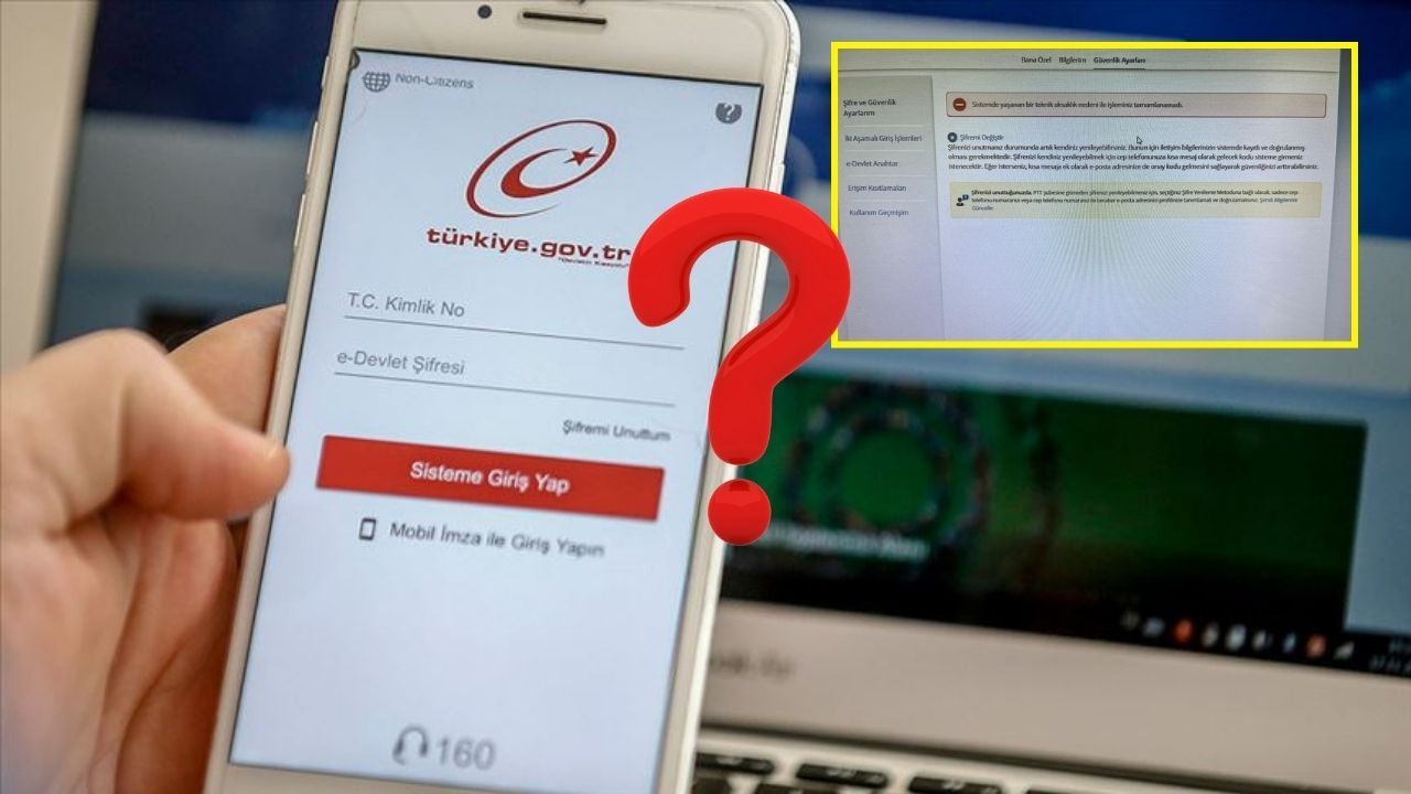 e-Devlet çöktü mü? e-Devlete neden giriş yapılamıyor? Sistem