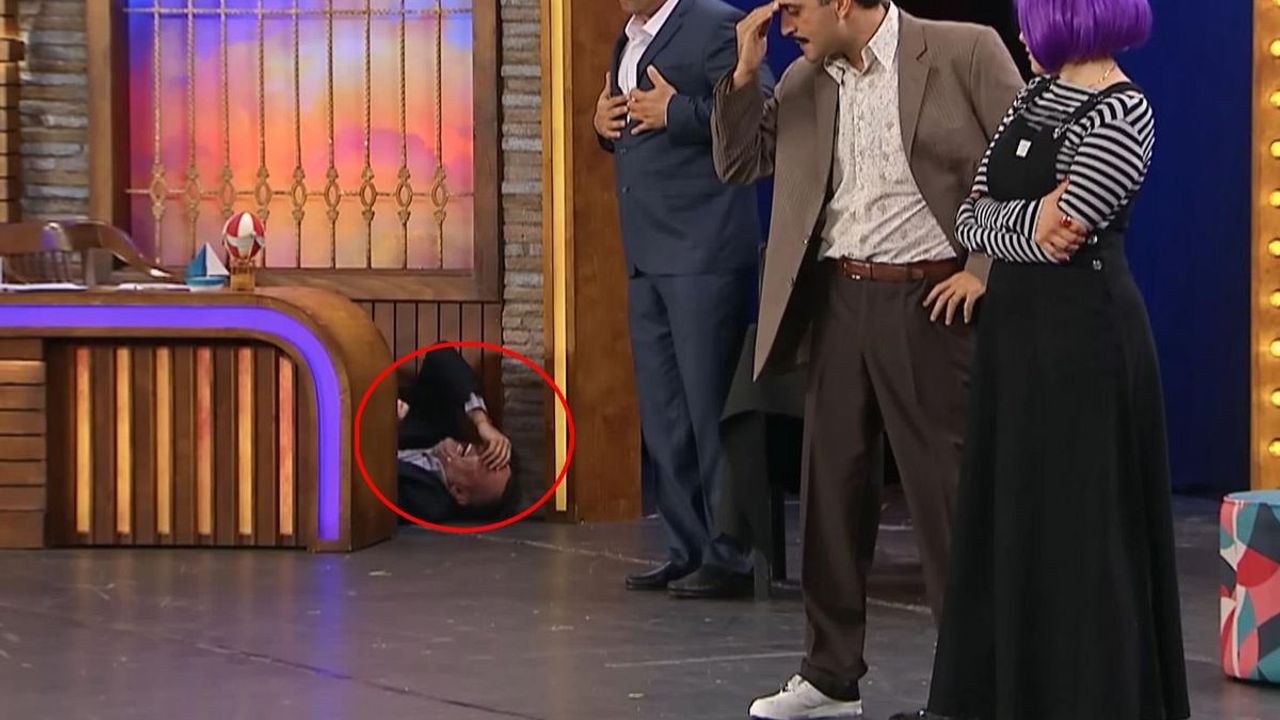 Güldür Güldür Show’da beklenmeyen an kameraya böyle yansıdı: