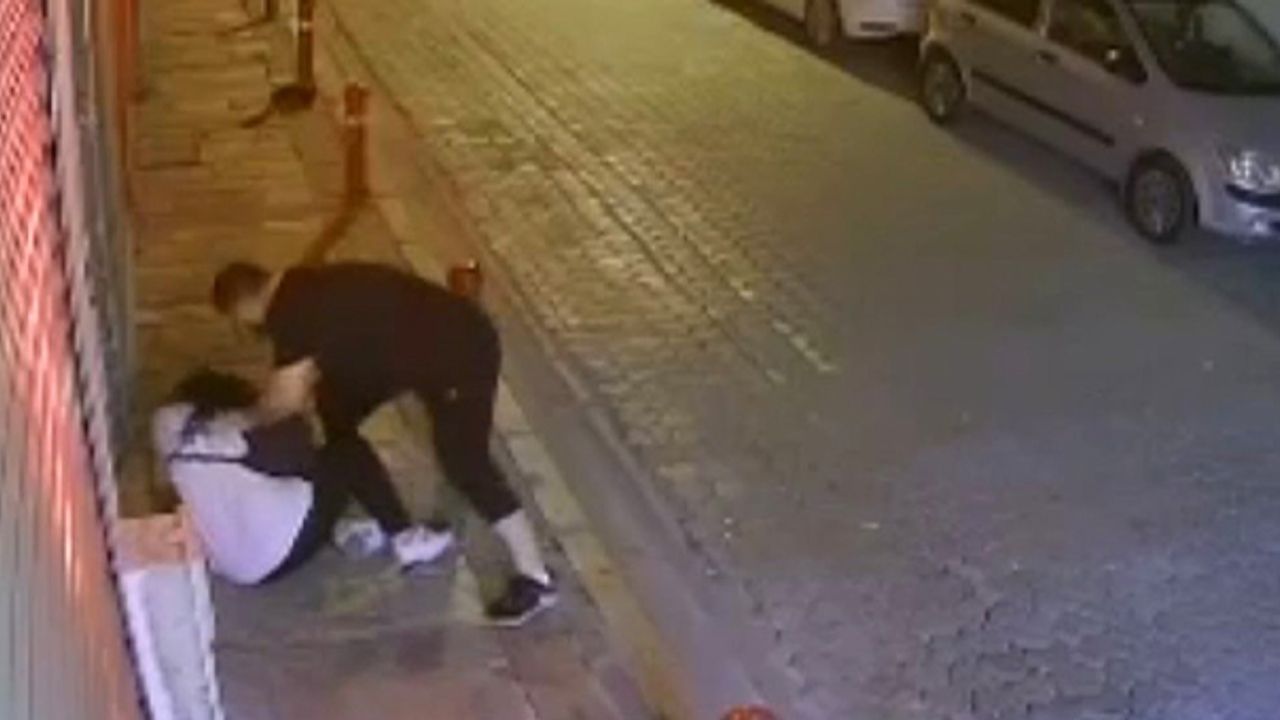 İzmir'de kadına şiddet uygulayan saldırgan tutuklandı!