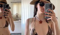 İnci Taneleri'nin Dilber'i Hazar Ergüçlü tatil pozlarıyla gündemde! Bikinili paylaşımı ise dikkat çekti