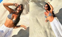 Demet Özdemir'in bikinili pozları çok konuşuldu!