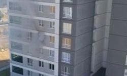 14 katlı apartmanda çıkan yangın paniğe neden oldu