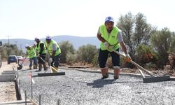 Didim’de 63,5 kilometrelik bisiklet yolu çalışmaları hızla devam ediyor