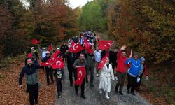 Gençler 100. yılda Ulus Dağı'nın zirvesine yürüdüler