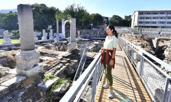 Turistler, Agora Ören Yeri’ndeki tarihe yakından tanıklık edecek