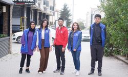 Kırıkkale'de Gençlik Merkezi gönüllülerinden mavi kapak seferberliği