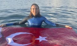 Serbest dalış sporcusu Necati Gül Türkiye rekorunu geliştirdi