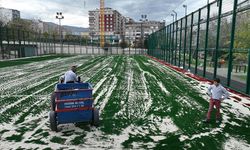 Bursa'da saha ve zemin futbola elverişli hale geliyor