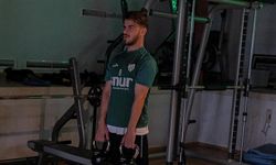 Bursaspor salonda antrenman yaptı