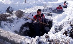 Erzurum’da kış mezarları hazır