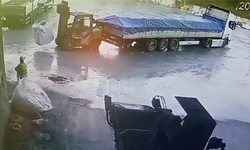 Korkunç son: Forklift ile dorse arasına sıkıştı!