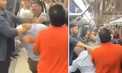 Metroda ortalık fena karıştı! O anlar kamerada