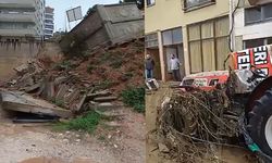 Mudanya’da dere taştı, dükkanlar çamur deryasına döndü