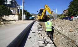 Büyükşehir Demre Gökyazı’da içme suyu hatlarını yeniliyor