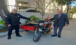 Gaziantep'te 22 yıl önce çalınan motosiklet bulundu