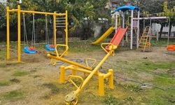 Köşk'te çocuk parkları yenileniyor