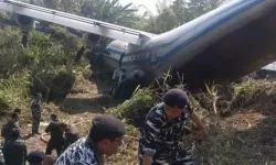 Askeri uçağı pistten çıktı: 8 kişi yaralandı