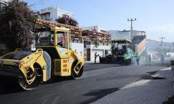 Bodrum’da 18 bin metre sıcak asfalt yapıldı