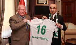 Bursaspor yönetimi, Mahmut Demirtaş’ı ziyaret etti