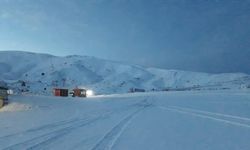 Denizli Kayak Merkezi’nde kar kalınlığı 15 santimetreyi buldu