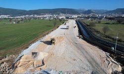 Menteşe otogar kavşağında yol çalışması devam ediyor