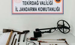 Tekirdağ'da kaçak kazı operasyonu