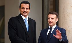 Katar Emiri Al Thani'den tahta çıkmasından bu yana Fransa'ya ilk resmi ziyareti
