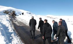 Vali Çakır, yol açma çalışmalarını yerinde denetledi