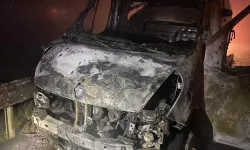 Mustafa Destici'nin kaza yaptığı araç bu kez yandı