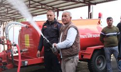 Aydın Büyükşehir Belediyesi'nin yangın söndürme tankeri dağıtımı sürüyor