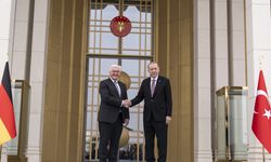 Cumhurbaşkanı Erdoğan, Almanya Cumhurbaşkanı Steinmeier'i resmi törenle karşıladı