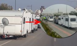 İzmir Emniyeti anında harekete geçti; Mavişehir'deki karavanlara “jet” müdahale