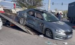 Otomobille TIR çarpıştı: 1 ölü, 2 yaralı
