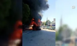 Antalya'da otobüs yangını