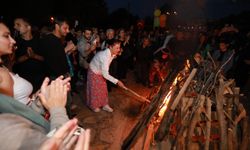 Efes Selçuk'ta Hıdırellez ateşini Başkan Sengel yaktı