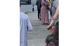 Kadına şiddet durmuyor! Sokak ortasında tekme tokat dövüldü