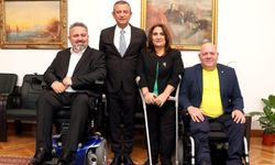 Balçova'dan Özgür Özel'e 'özel' ziyaret