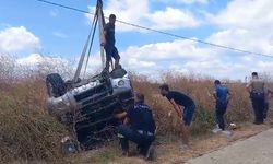 Çanakkale'nin Gelibolu ilçesinde araç takla attı: 3 kişi yaralandı