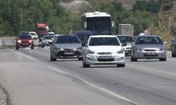 Kurban Bayramı dönüşünde Ankara-Samsun Karayolu'nda trafik yoğunluğu oluştu