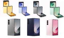 Samsung Galaxy Z Fold 6 ve Flip 6'nın renk seçenekleri belli oldu