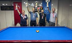 3 Bant Bilardo Turnuvası sona erdi