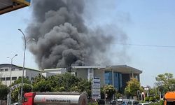 Beylikdüzü'nde Sanayi Sitesinde yangın: İtfaiye ekipleri alevleri söndürdü