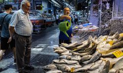 İzmir Havra Sokağı'nda balık piyasası durgun!