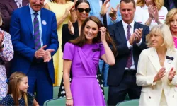 Kanser tedavisi gören Kate Middleton, Wimbledon finalinde halkın karşısına çıktı!