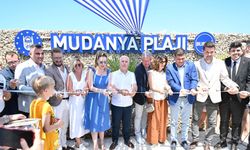 Mudanya plajı tesisleri modern bir görünüme kavuştu