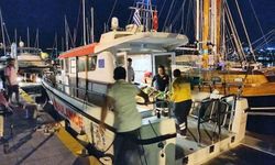 Yaralanan çocuk deniz ambulansı ile Bodrum’a getirildi